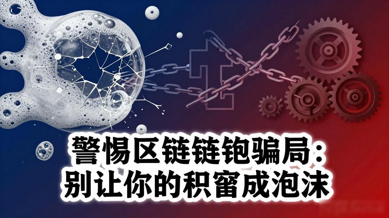 警惕区块链挂钩骗局：别让你的积蓄成泡沫